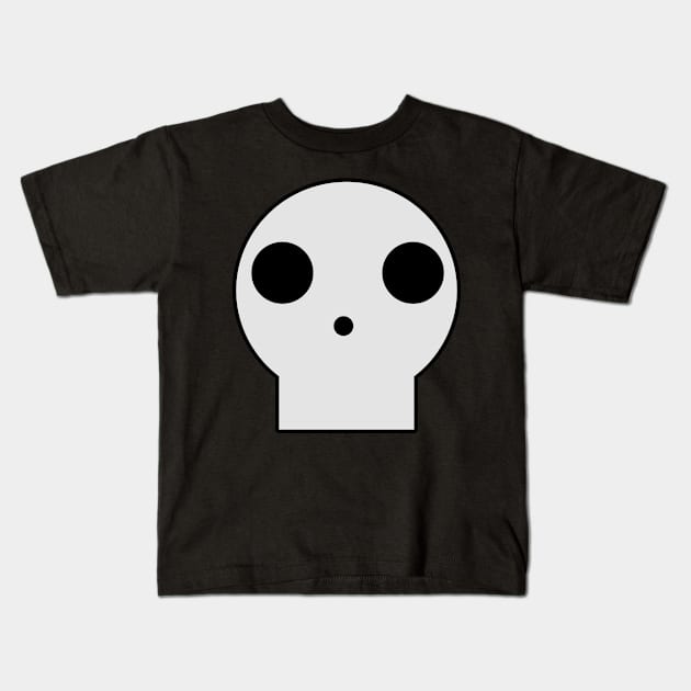 Cute Skull vector Kids T-Shirt by Rebellion10